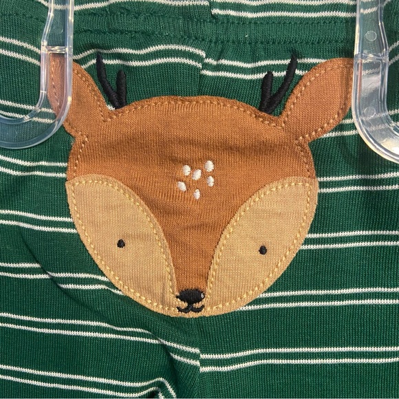 Carter's 3 Months Christmas Reindeer 2pc Bodysuit & Pant Set Just One You NWT - Picture 6 of 9